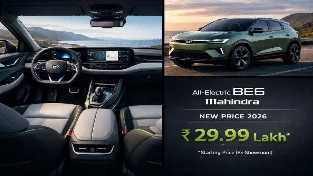 BE6 Mahindra: Interior, Exterior & New Price 2026