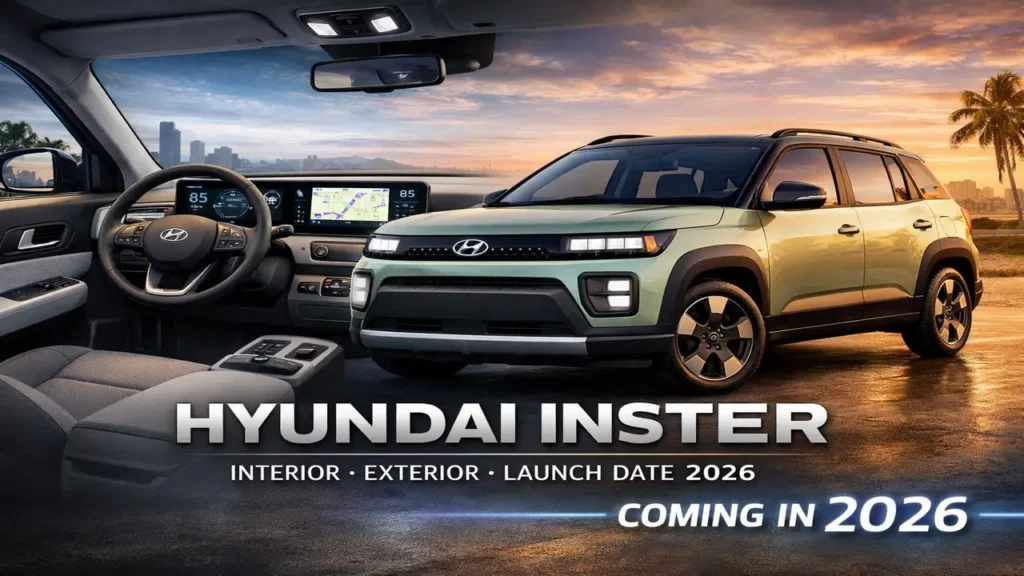 Hyundai Inster: Interior, Exterior & Launch Date