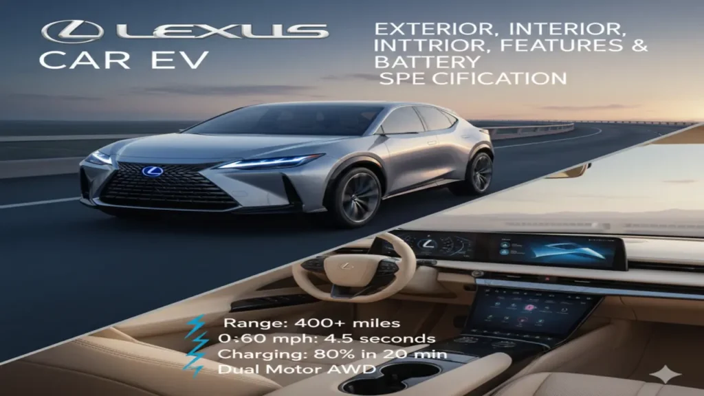 Lexus Car EV: Exterior, Interior, Features & Battery Specification