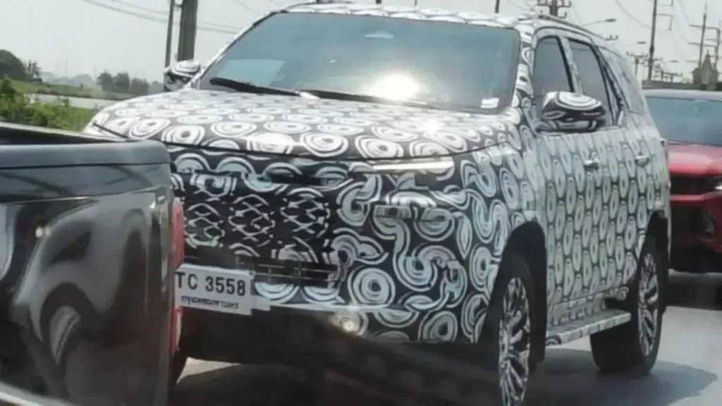Toyota Fortuner Spy Shots Confirm ADAS Features