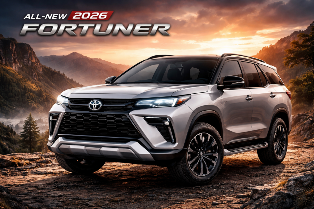 Upcoming Toyota Fortuner Facelift